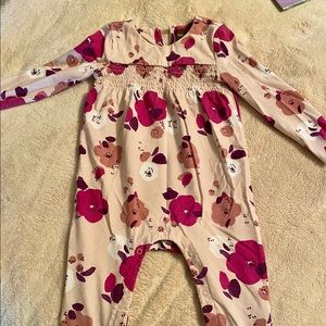 Tea Collection 18-24M Romper “Rosada Pop Floral”
